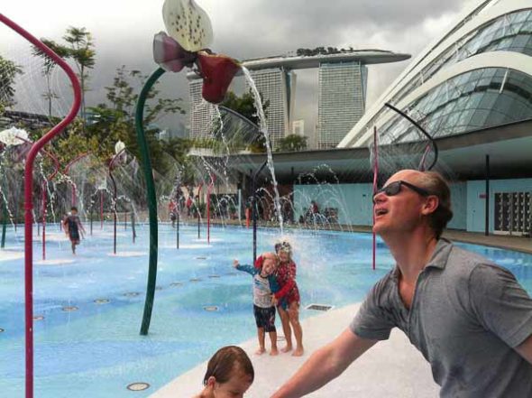 The amazingly fun and FREE Gardens by the Bay water park