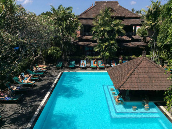 Hotel Puri Bambu | The Gap Year Family Pool at Hotel Puri Bambu in Jimbaran, Bali