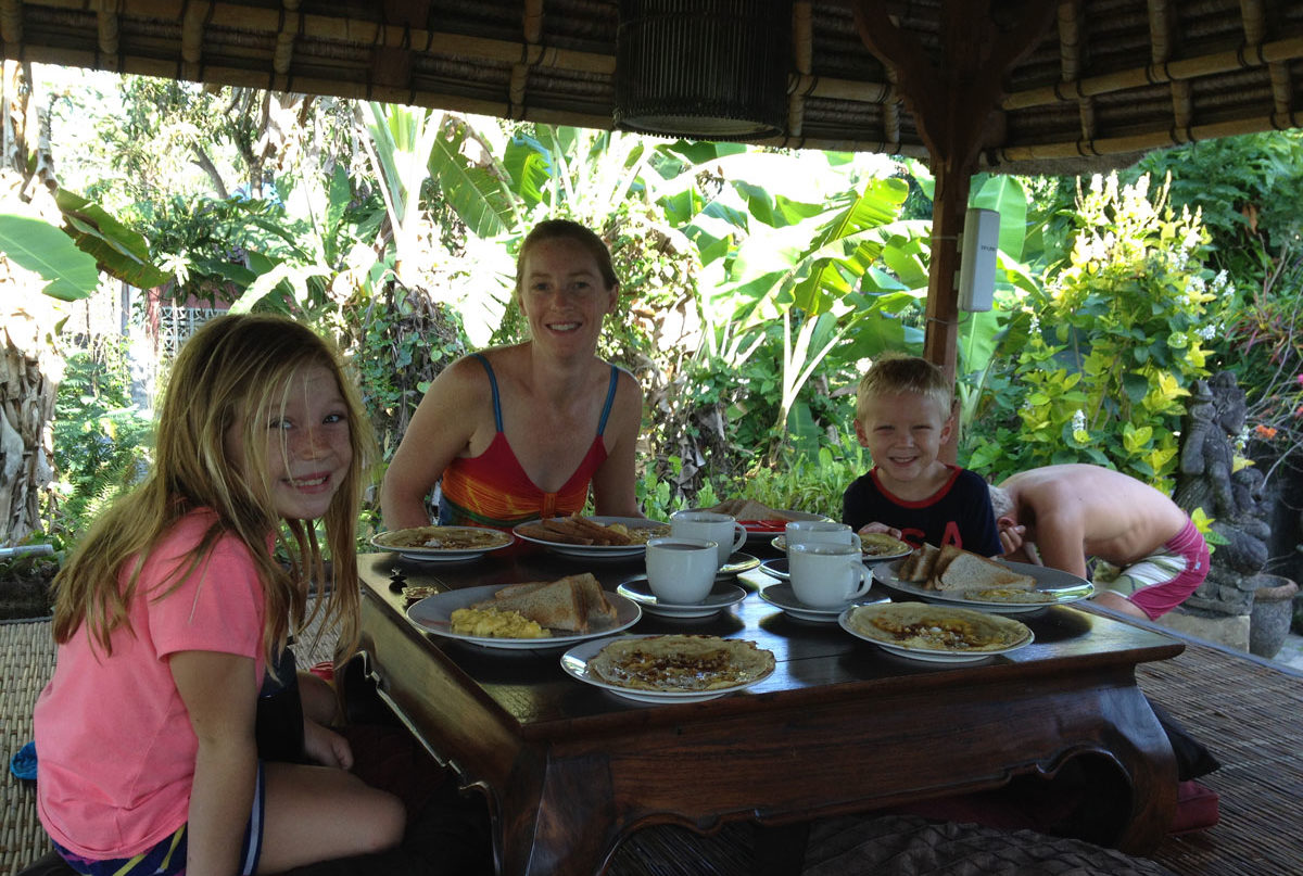 Lunch in Bali | The Gap Year Family