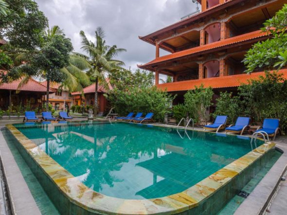 Gaitri Bungalows | The Gap Year Family Pool at Gayatri Bungalows in Ubud, Bali